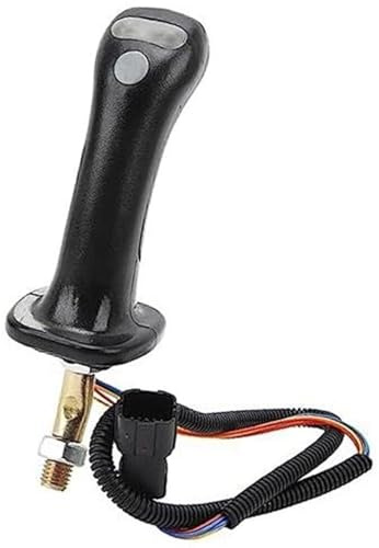 JUNPIY Conjunto de Palanca de Mando for Excavadora de 3 Botones, 2 Piezas de Palanca de Mando for Excavadora de aleación de Aluminio con 6 Pines, for Doosan DH DX150 215 225 300 37020119C Joystick de