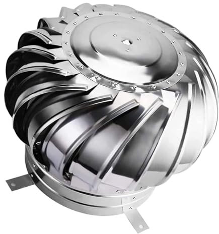 Fumaiolo Comignolo Cappello Cappuccio Girevole For Camino In Acciaio Inox, Prese D'aria For Turbine Eoliche, Cappuccio For Camino Da 150/200/300 Mm Resistente Alle Alte Temperature For Garage E Condot