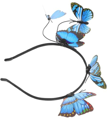 ibasenice Schmetterlings Haarreif für Frauen Eleganter Kopfschmuck für Hochzeiten Partys und Fotoshootings Stilvolles Haarschmuck Accessoire Damen Haarband mit Einzigartigem Design