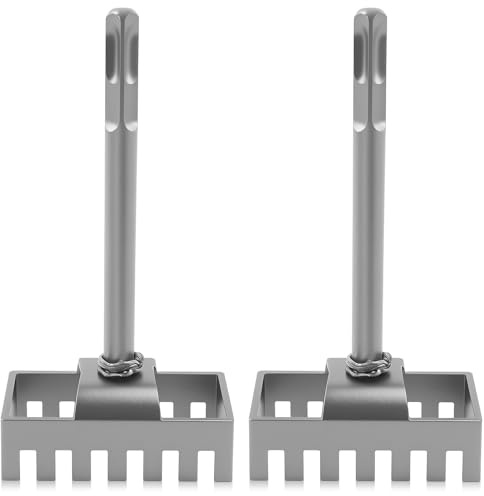 2Pcs Square Hole Cutter for Electrical Box Back Box Cutter High Hardness Wall Square Hole Puncher Wear Resistant Rectangle Slot Cutter Drywall Oscillating Saw for Installing Socket & Boxes