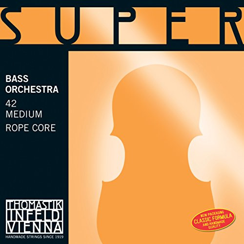 Thomastik Corde per Contrabbasso Superflexible nucleo corda accordo d'orchestra Set 4/4 media per misura a 1100 mm / 43.3