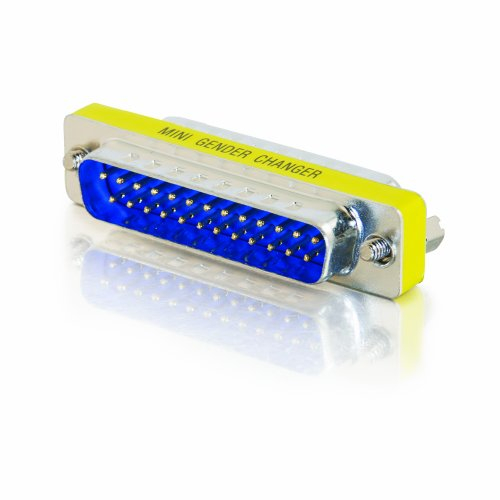C2G 81518 DB25 Male to DB25 Male Gender Changer / Mini DB25 Adapter