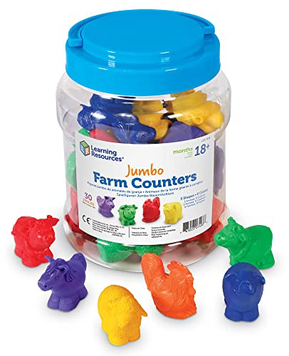 Learning Resources Lernspielzeug Bauernhof Tierfiguren-Set Farm Animals 5 Stück