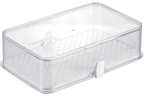 Tescoma 891822 Purity Contenitore Igienico Frigorifero, Plastica, Trasparente, 14 x 22 cm, 1 Pezzo