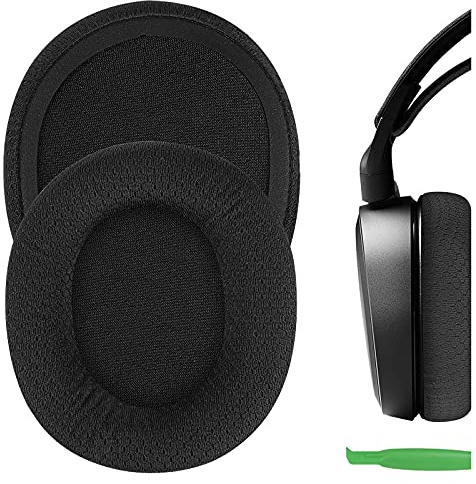 Geekria QuickFit Mesh Fabric Ersatz-Ohrpolster für Kopfhörer for SteelSeries Arctis 3 Arctis 5 Arctis 7 Arctis 9X Arctis PRO Headphone, Ohrpolster, Earpads Repalcement