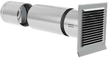 Prise d'air façade avec clapet anti-retour D125 - PAC⌀125 ECONONAME - PAC⌀125