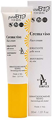 PUROBIO Crema Viso Idratante Pelle Secca - 30 ml