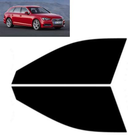 Passgenaue Tönungsfolie für-Audi A4 5-Türen Kombi 2015-... - Vordere Seitenscheiben (20% Schwarz)