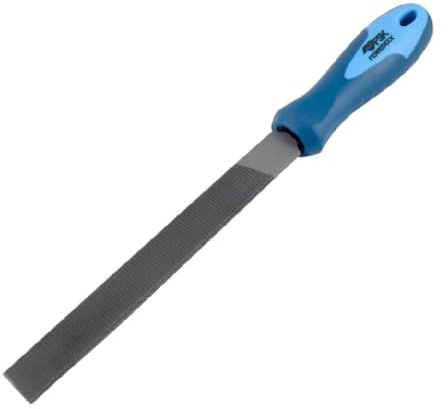 Ferrestock FSKLPL010 Lima Plana Multiusos 250mm, para desgaste y afinado de metal, hierro, fabricado en acero al carbono HRC 62-67