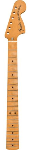 Fender Neck, Road Worn® '70's Telecaster® Deluxe Neck, 21 Medium Jumbo Frets, Maple, C Shape