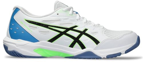 ASICS 1071A091-102 Gel-Rocket 11 Uomo, White/Lime Burst EU 39
