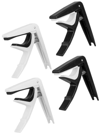 ibasenice 12stücke Kunststoff-gitarren-capos Mit Tone-modifikation Verstellbare Klemmen Für Folk Und Akustikgitarren Sicher Und Kratzfest Schnelle Handhabung Für Ukulele Und Mehr