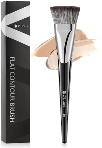 DUcare Brocha Maquillaje, Brochas de Maquillaje Base Brochas para Bases de Maquillaje Brochas para Correctores - Brochas de Maquillaje en Fluido Crema, Polvo o Base de Maquillaje