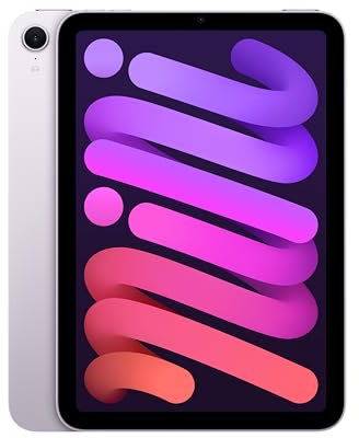 Apple iPad mini con chip A17 Pro: Progettato per Apple Intelligence, display Liquid Retina da 8,3'', 128GB, Wi Fi 6E, fotocamera da 12MP, un giorno intero di batteria – Viola
