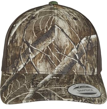 Flexfit YP Classcis Realtree Camo Retro Trucker Cap Edge, one Size