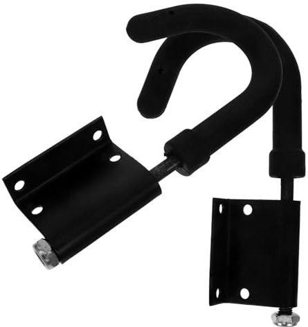 Vaguelly Heavy Duty Ladder Hooks for Extension and Roof Ladder Stabilizer Outdoor Safety Attachment, 2pcs Large Anti-Drop Hooks for Garage, Shed, and Roofing Use