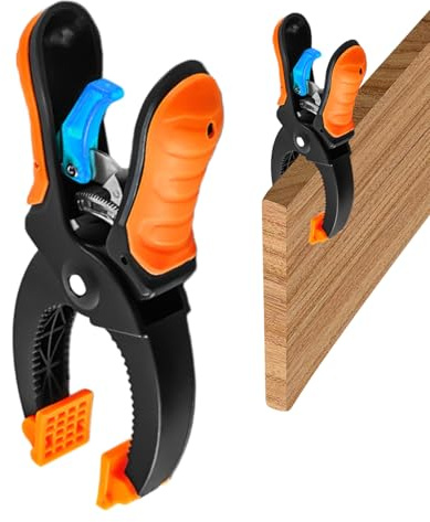 Verbindungsklemmen aus Holz – robuste Federklemmen für Tischlerei, bequemer Griff für die Montage von Möbeln, Modellen und allgemeinen Reparaturen