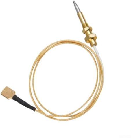 Honseadek Termocoppia per sensore temperatura piano cottura a gas 600 mm forno 1200 mm sonda in metallo (60 cm)