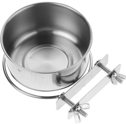 BELLIFFY Wall Mounted Dog Bowl Space-saving Elevated Feeder for Dogs and Cats Comfortable Feeding Station with Double Bowls for Food and Water