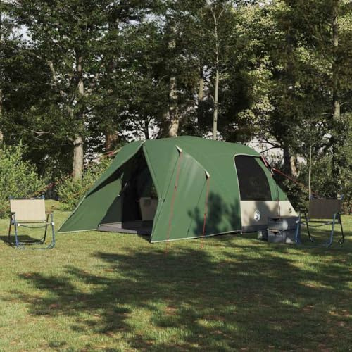 Plumbpyr Dome tält för personer i grönt x x, 185T polyester PU vattentät, med E-port, för camping festival, strand och vandring