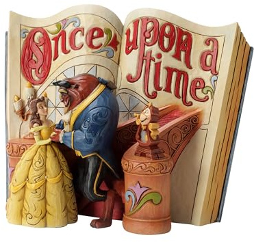 Enesco Disney Traditions 4031483 Figurine Il Était une Fois la Belle et la Bête Résine 18 cm, Multicouleur