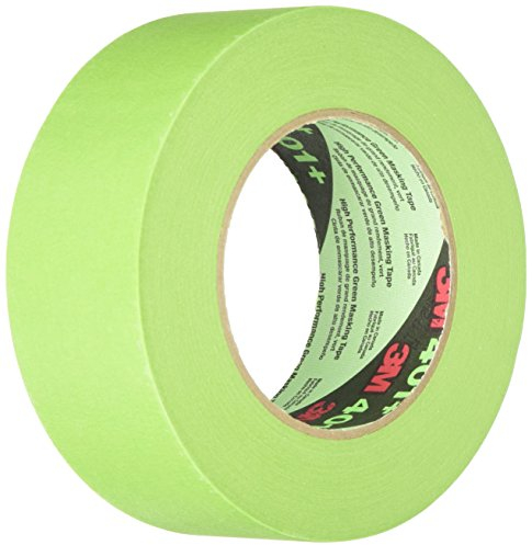 3M 401+ High Performance Masking Tape, 2 Inches x 60 Yards, Green
