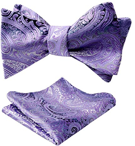 Alizeal - Nœud papillon - Homme - Violet - Taille Unique