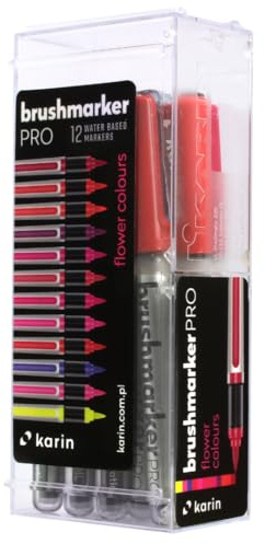 KARIN Brushmarker PRO 12 Flower Colours Set.