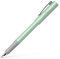 Faber-Castell 140987 - Füller Grip Pearl Edition, Feder F, mint, 1 Stück