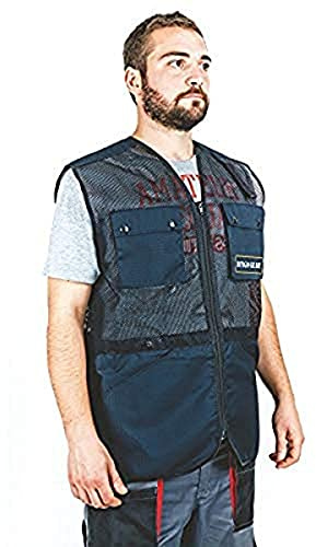 Dingo Gear Trainingsweste Hundeführerweste Netz Stoff Ripstop Schwarz Große XL S01503