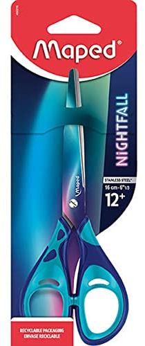 Maped - Schulschere NIGHTFALL TEENS 16 cm - spitz - blau