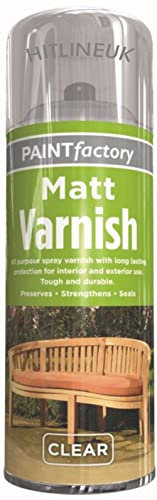 HitlineUK Varnish for Wood Yacht Varnish Wood Varnish Clear Matt Gloss Yacht Varnish for Wood Outdoor (400 ML, CLEAR MATT)