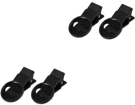 4 Stück Handy-objektiv-Clip Kamerafoto Fisheye-Spiegel Linsenfilter Clips Für Telefonkameraobjektive Einstellbarer Dichtefilter Fotos Makro-objektiv Erweiterte Version Abs