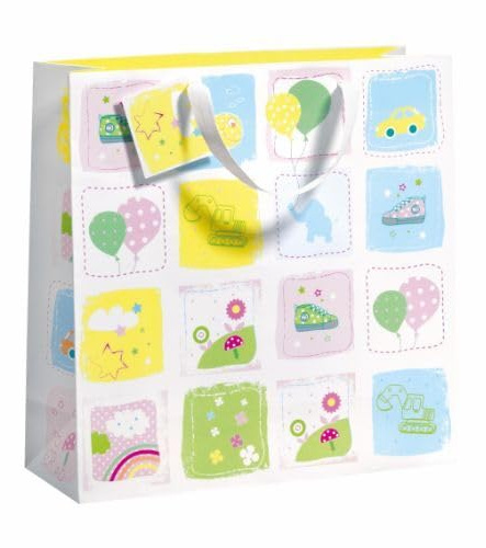 Baby - Geburt - Freudiges Ereignis - Geschenktasche - B33 x T12 x H33cm - 2023