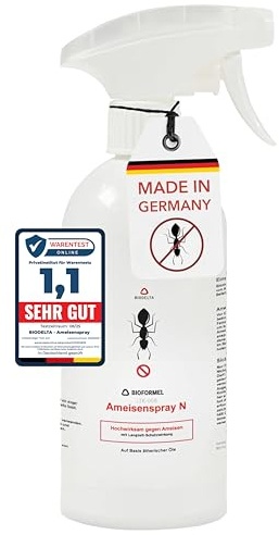 BIODELTA Ameisenspray 1 l - Ameisenmittel für draußen und drinnen | Gegen Ameisen aller Art und deren Larven - fleckenfrei auf Wasserbasis - die Alternative zu Ameisengift - innen und außen
