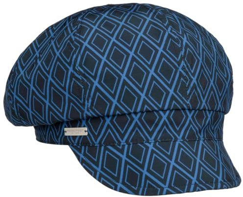 Seeberger Twotone Newsboy Regencap Newsboy-Mütze Schirmmütze Schildmütze Damencap Damen - mit Schirm, Futter Winter Herbst Frühjahr Sommer Frühling-Sommer Herbst-Winter