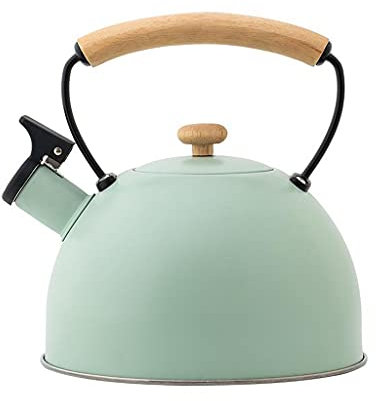 CAFIEDR 2.5L Whistling Kettle Stainless Steel Tea Kettle Whistle Tea Kettle Water Bottle Tea Pot Kitchenware for Gas Induction Cooker