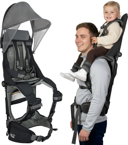 WIPHA Toddler Hiking Backpack Carrier, Lightweight Child Carrier Sunshade