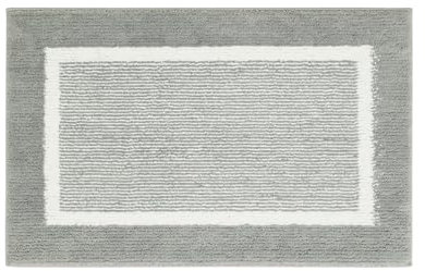 andiamo Maui - Alfombrilla de baño Antideslizante (40 x 60 cm), Color Gris