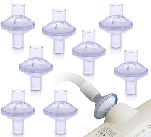 Aveen Inline 8er-Pack CPAP-Filter – Universelle Passform für CPAP- und BiPAP-Geräte sowie Schläuche – Fortschrittliche Filtration für saubere Luft – Einweg