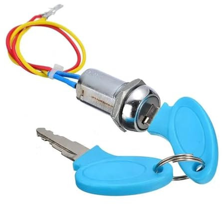 MedgAs Nuovo Arrivo 1 Set 2 Fili Chiave Interruttore di accensione Blocco Moto Go Kart Scooter interruttori Bici for impianto Elettrico Moto