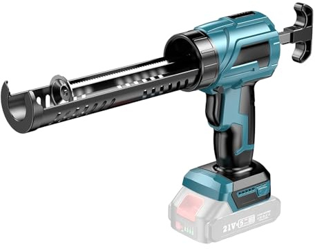 Akku Kartuschenpresse für Makita 18V Batterie, Silikonpistole Akku für 300 ml Kartuschen mit 2000mah Akku, 4 Geschwindigkeiten, für Abdichten, Spachteln (Ohne Akku)