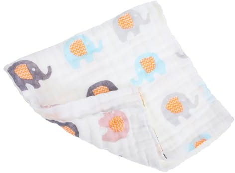 Milisten Toalla Estampada Algodón Toalla De Saliva para Recién Nacido para Baño y Cuidado Diario