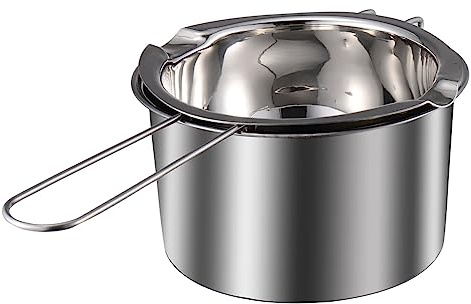 LIGIGWASH 1 Set Stainless Steel Double Boiler Pot Melting Pot for Chocolate Candy Soap and Candle Making Easy to Clean Resistant Design