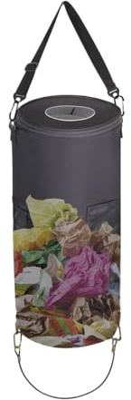 Genérico Cubo De Basura Para Barcos - Contenedor De Residuos Reutilizable Para Botes Pontón,Plegable Para Uso Marino Interior De Coche Camping Playa