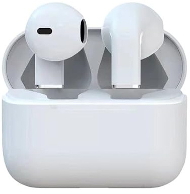 Auriculares Inalámbricos,In Ear Auriculares Bluetooth 5.3 con Cancelacion Ruido HD Mic, 50H HiFi Estéreo Cascos, Control Táctil, IPX7 Impermeable Deportes Audifonos Inalambricos para iPhone Android