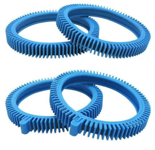 2 x & 4 x Poolreiniger-Reifen-Set mit Super Hump, aus robustem Gummi, kompatibel mit (4 Stück)