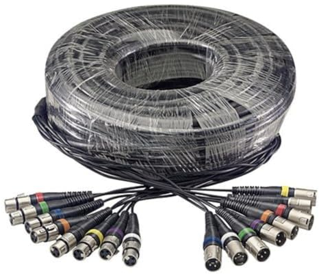 Stagg 25018309 SML30/8XF8XM E Multicore Kabel (30 m, 8 XLRf auf 8XLRm)