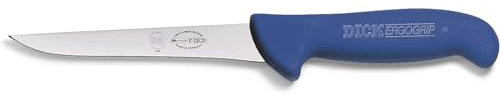 F. Dick Ausbeinmesser, ErgoGrip (Messer mit Klinge 10cm, X55CrMo14 Stahl, nichtrostend, 56° HRC) 82368101, Blau