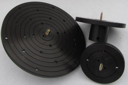 Plato de torno 90 o 120 o 200 mm con mandril con tornillo M33 torno de madera, Durchmesser:200 mm